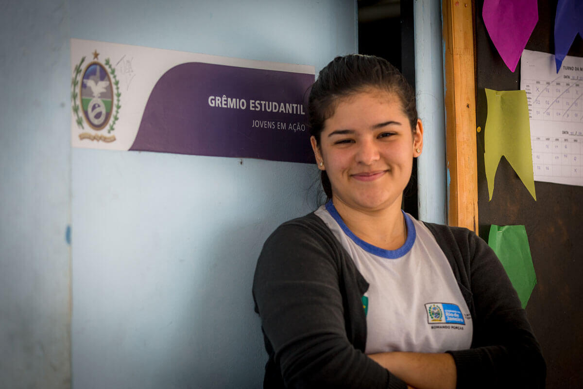 Jéssica Carvalho, líder do grêmio